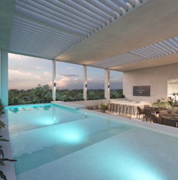 Departamento de 3 habitaciones y balcón en Mérida 