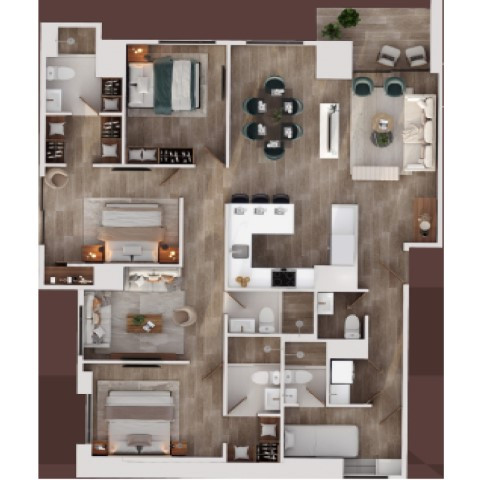 Pre-Venta de Apartamento en Zona 11 de 130mts² - Image 1