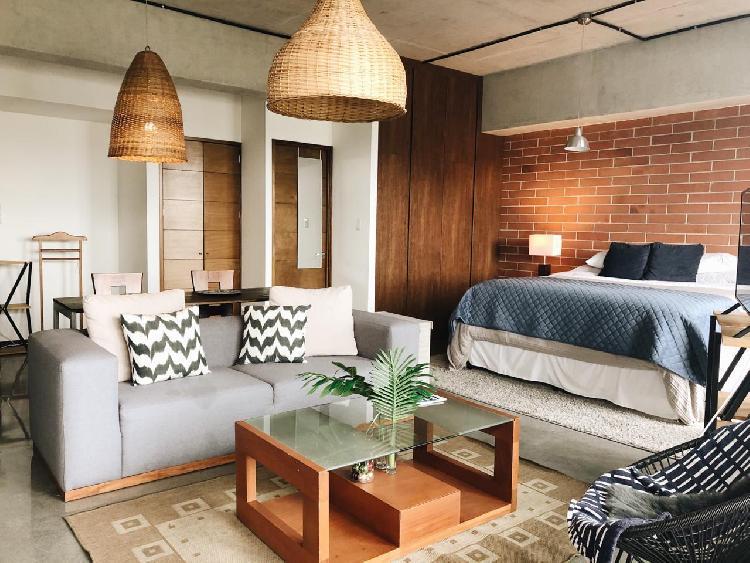 Renta de apartamento amueblado en 4 grados norte