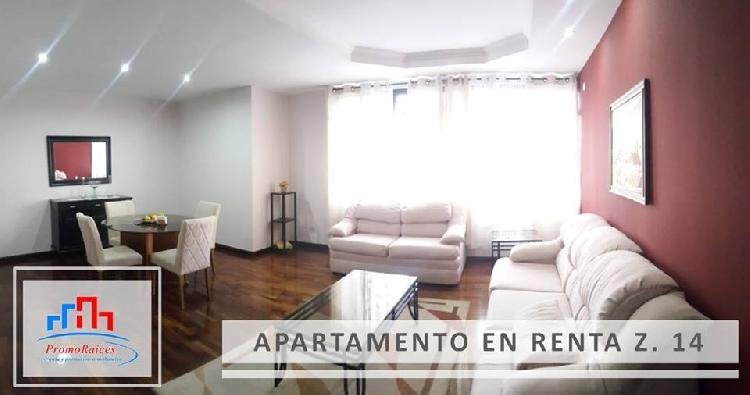 Apartamento en Renta Zona 14