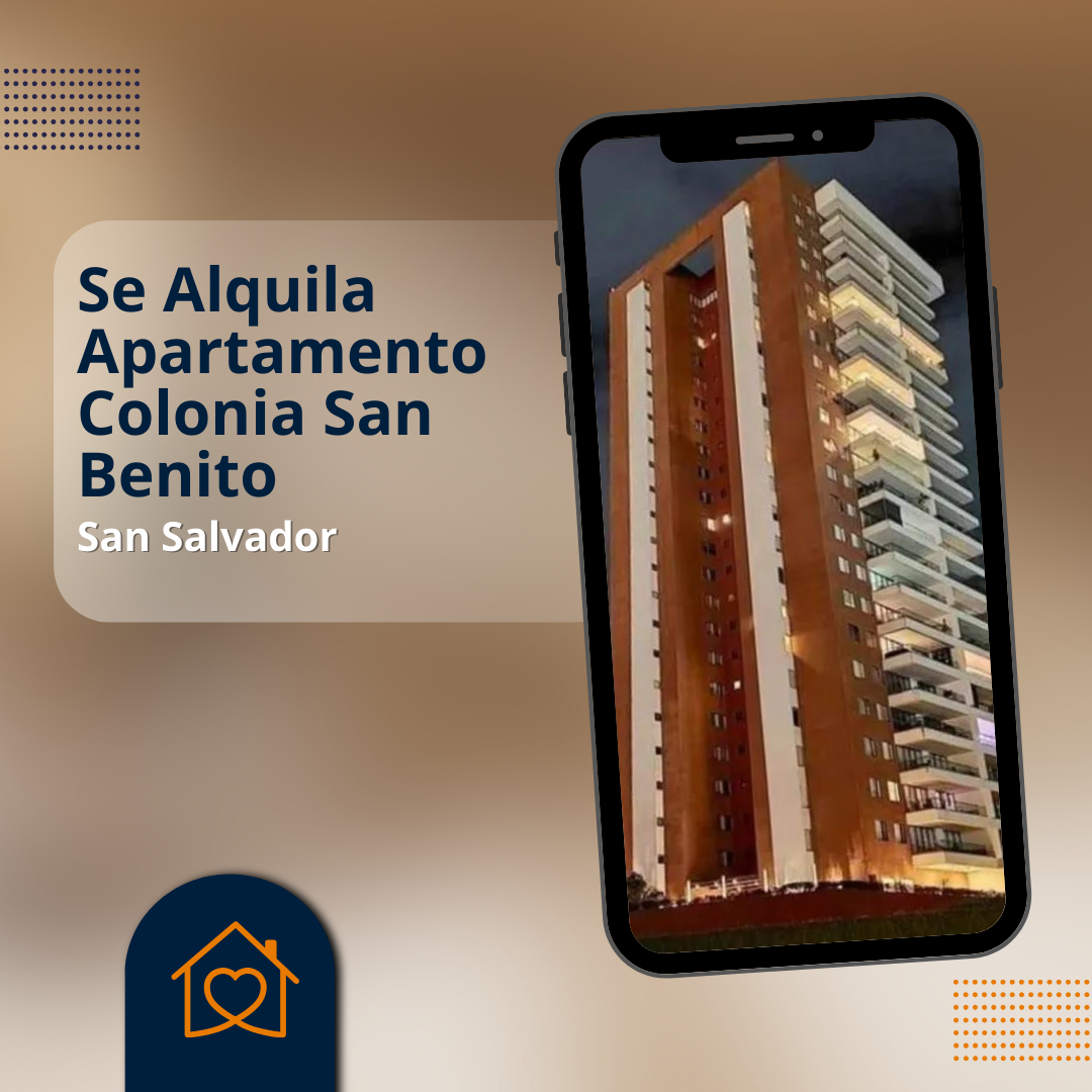 SE ALQUILA APARTAMENTO EN COLONIA SAN BENITO. - 1
