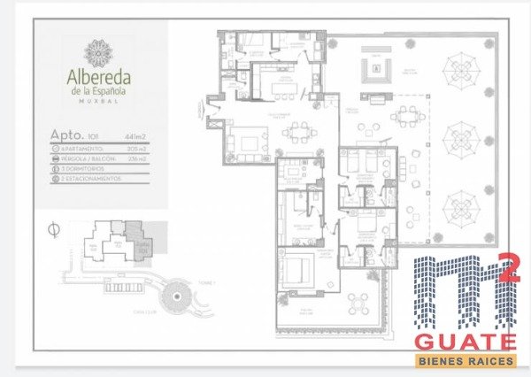 Apartamento de 229 m2 de construcción en Venta, Muxbal