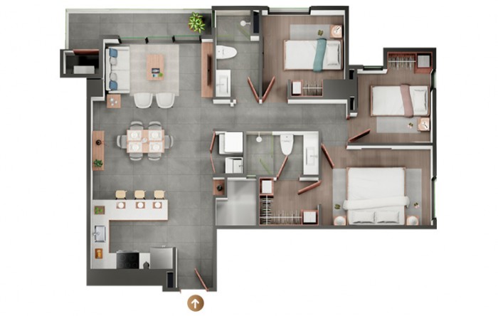 Apartamento en venta en 5ta Avenida Zona 14 - Image 3
