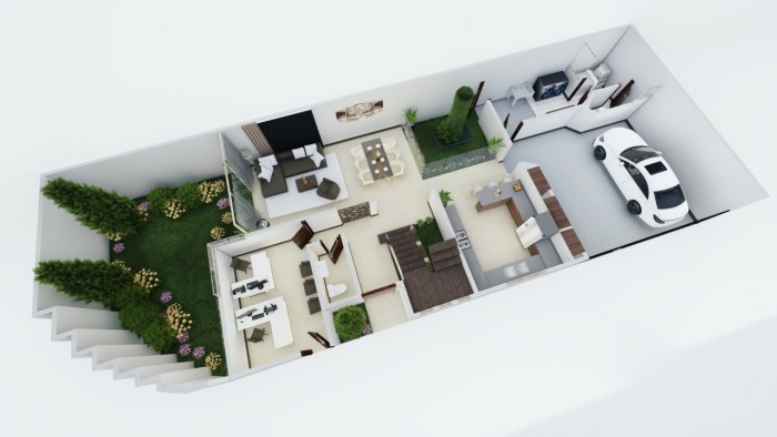 ZONA 16. VENDO CASA PARA ESTRENAR EN HACIENDA REAL — foto 3
