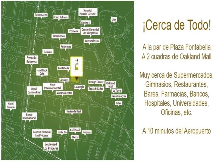 Apartamento amueblado en renta zona 10 - Miniatura 12