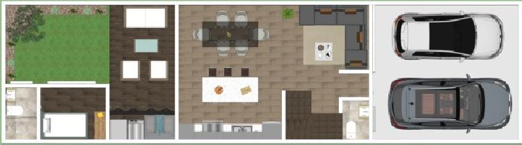 Casa en construcción con finos acabados, Zona 16