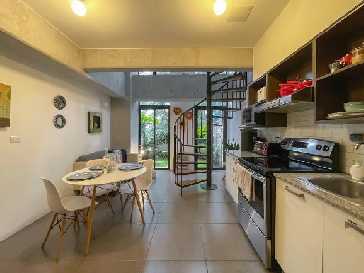 VENDO LOFT AMUEBLADO EN EDIFICIO FABRA ZONA 10