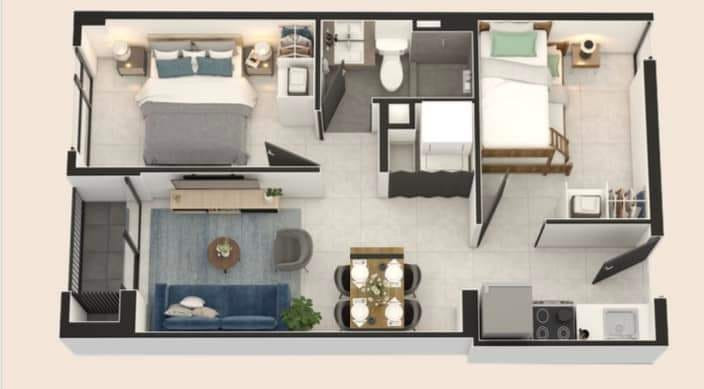 APARTAMENTO EN PRE #VENTA EN ZONA 5 - Image 1