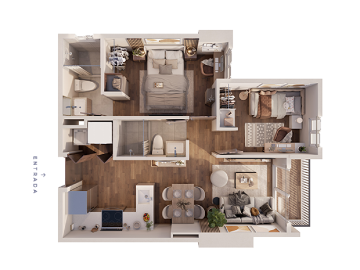 Apartamento nuevo de 2 habitaciones en venta en zona 17 — foto 11