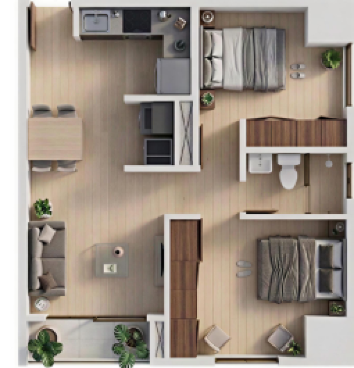 Apartamento nuevo en Venta, zona 12 Ciudad . — foto 4