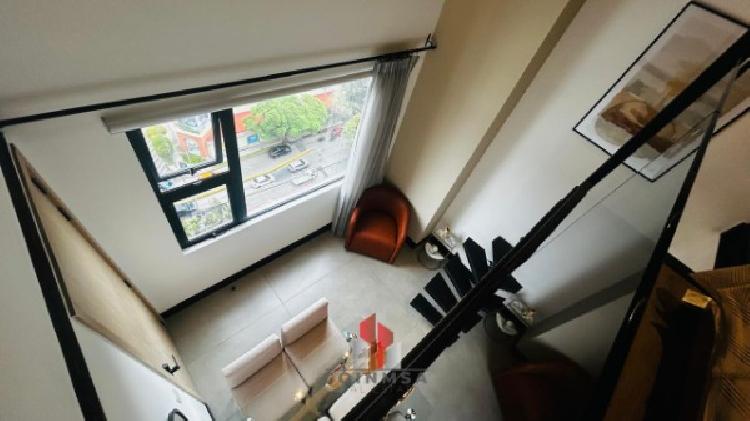 Apartamento amueblado tipo loft en renta en zona 10 / — foto 3