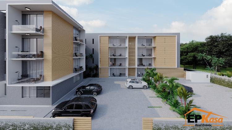 Moderno proyecto de apartamentos detrás del HOMS, R.D