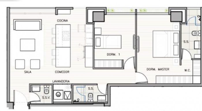Apartamento amueblado en renta zona 10 - Miniatura 13
