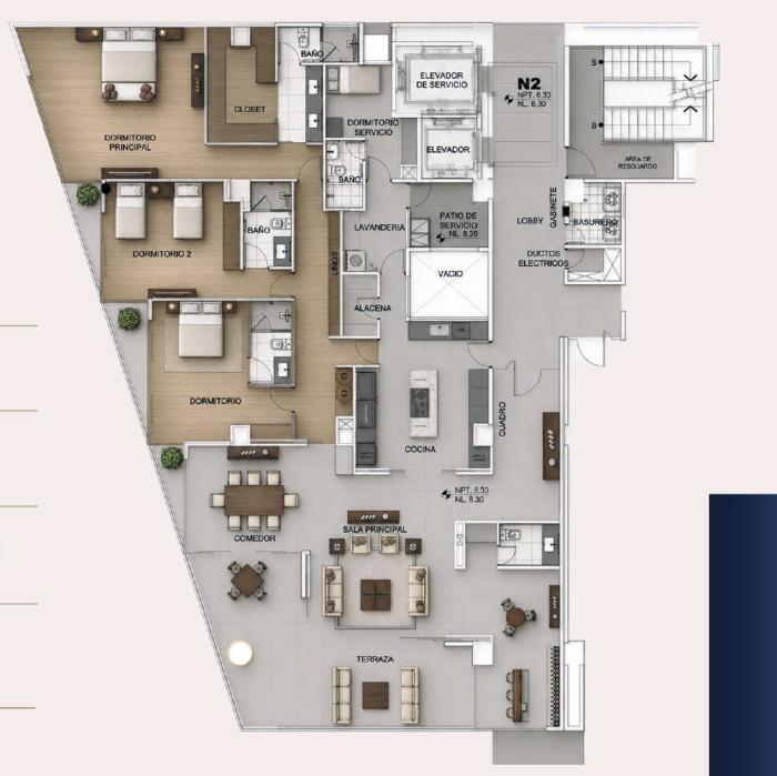 En venta en zona 16 Exclusivo Apartamento el Pulte club - Miniatura 10