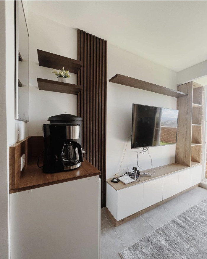 Apartamento amueblado en renta en zona 4 terraza grande — foto 2