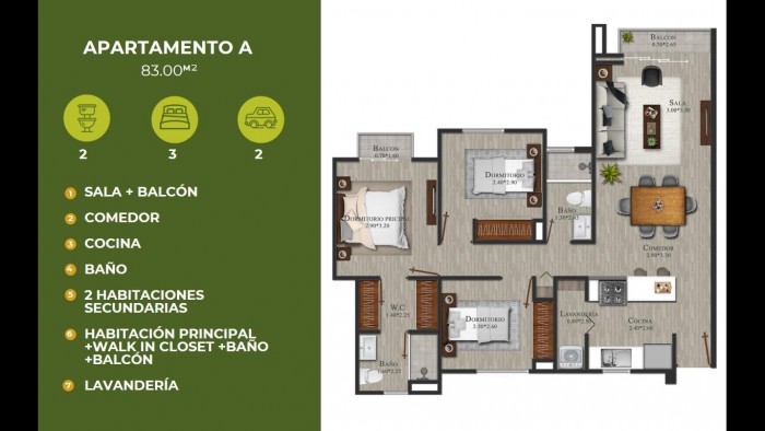 Apartamento en Venta en la Zona 16 Guatemala - Image 3