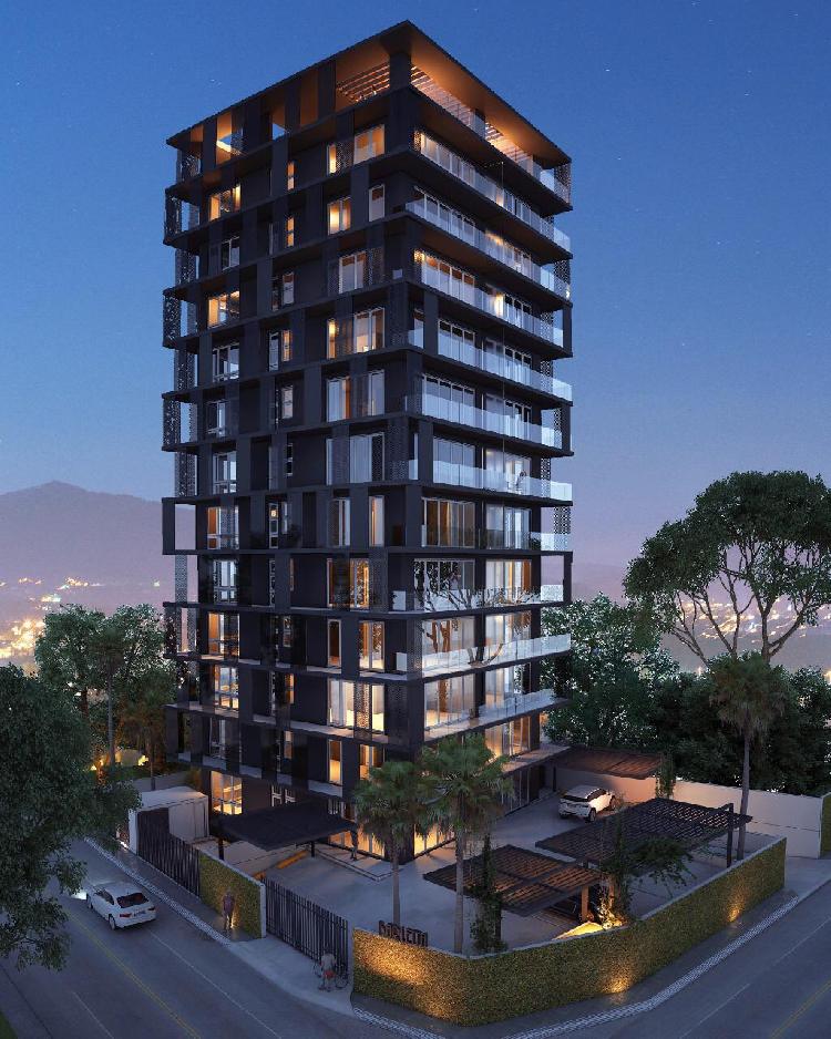 Apartamento de 2 habitaciones en piso alto en Santiago