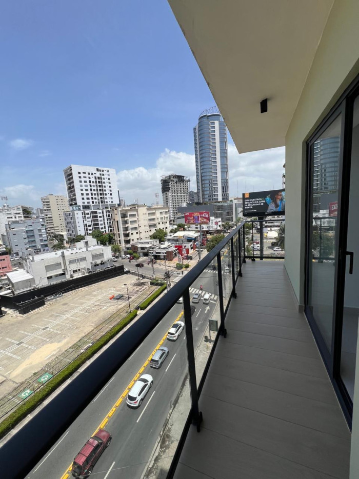 Apartamento en renta 1 habitacion en Naco piso alto - 6