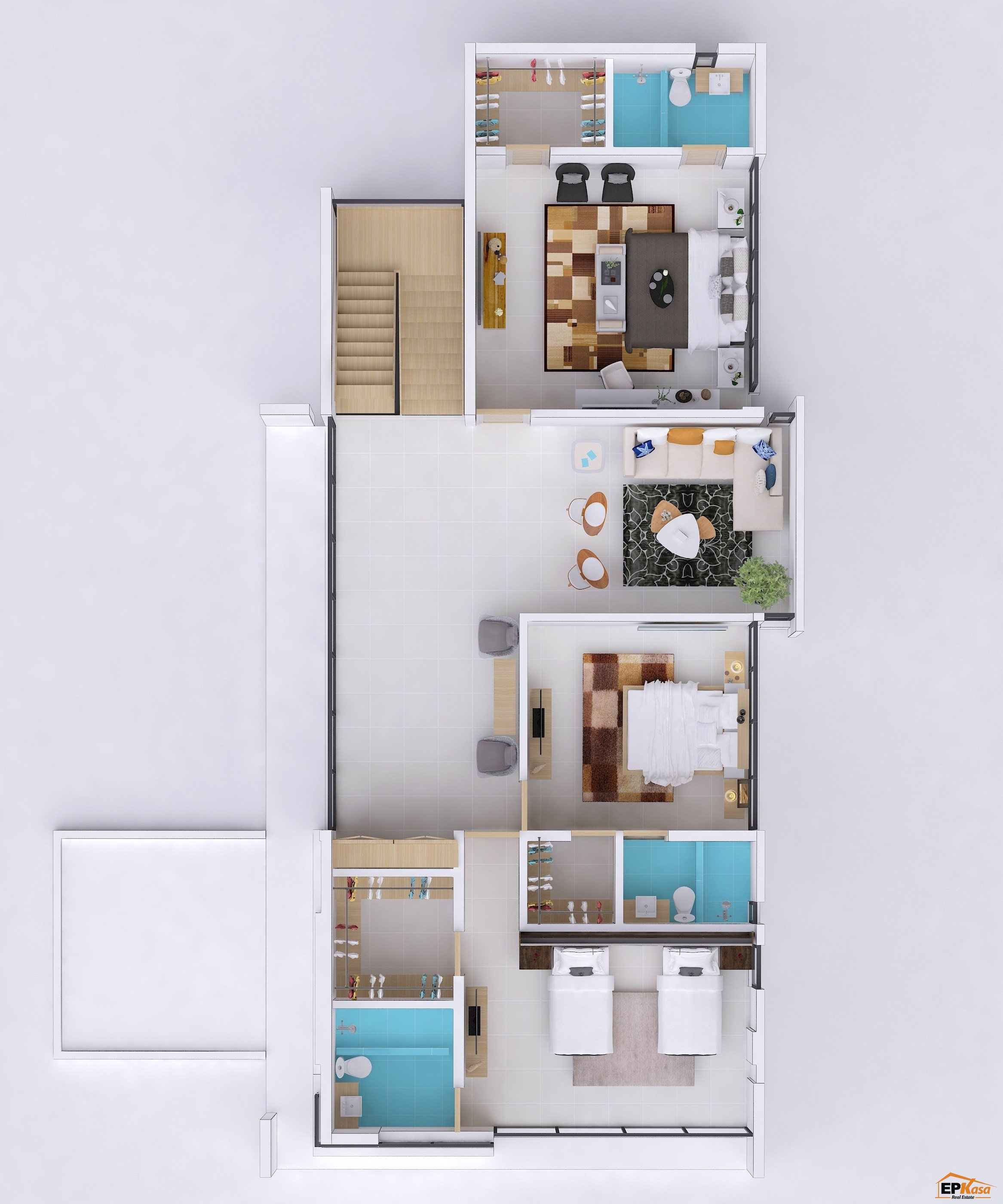Proyecto Cerrado de casas en Las Carmelitas, Santiago — foto 7