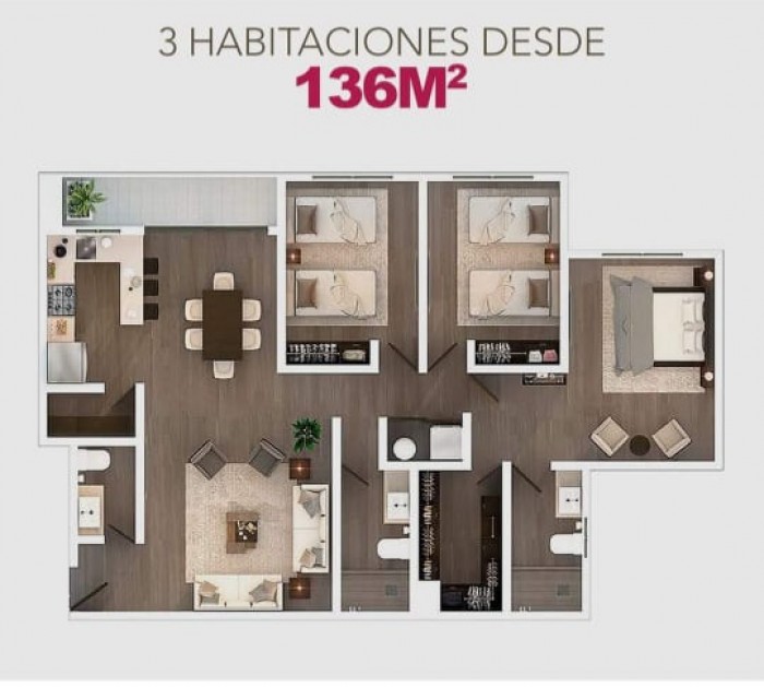 Apartamento en renta en Plaza Segheria, zona 14 - Miniatura 7