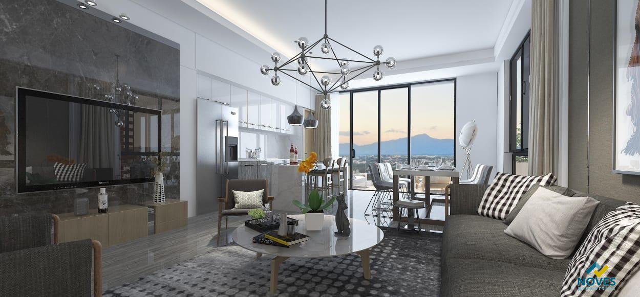 Apartamento 1er nivel con terraza,La Esmeralda Santiago
