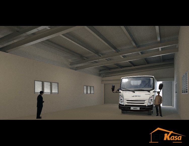 Proyecto de Nave Industrial de renta en Santiago. - 2