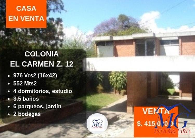 Casa para oficinas zona 12 Colonia El Carmen