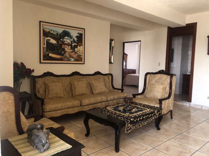 Rento apartamento amueblado en zona 9