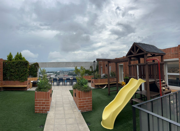 Apartamento amueblado en renta en zona 4 terraza grande — foto 9