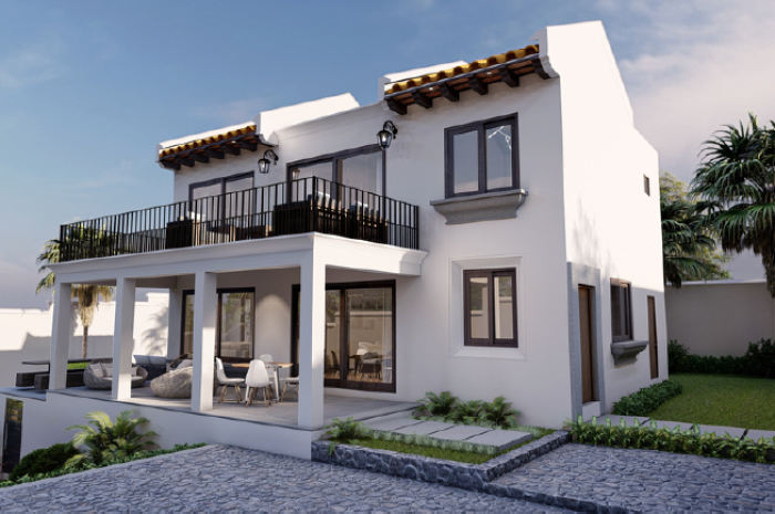 En venta casa nueva en San Pedro Las Huertas, Antigua G - 1