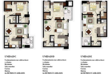 Apartamentos de 1 y 2 dormitorios en Naco — foto 9