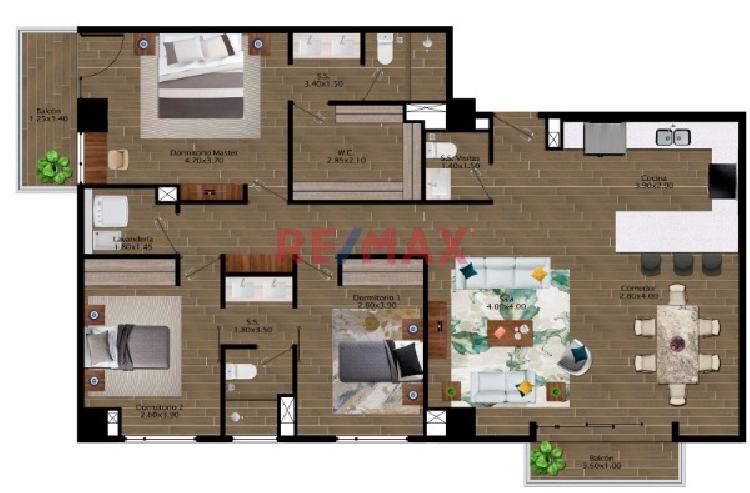 Amplio Apartamento en Venta Edificio Borghetto Zona 15