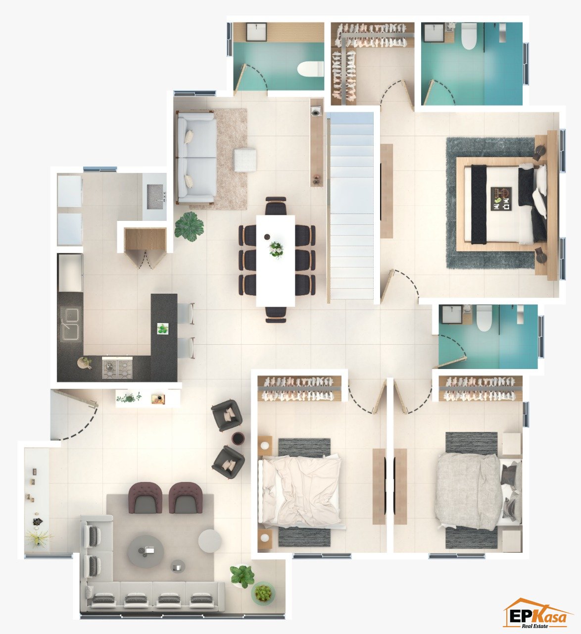 Penthouse en Villa Maria Santiago con piscina — foto 6