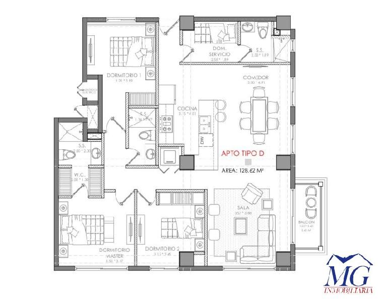 Vendo apartamento zona 16, lirios de Cayala