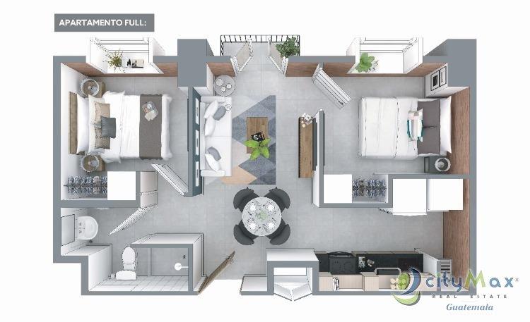 Apartamento en Pre-Venta en zona 2 de 2 habitaciones - Miniatura 9