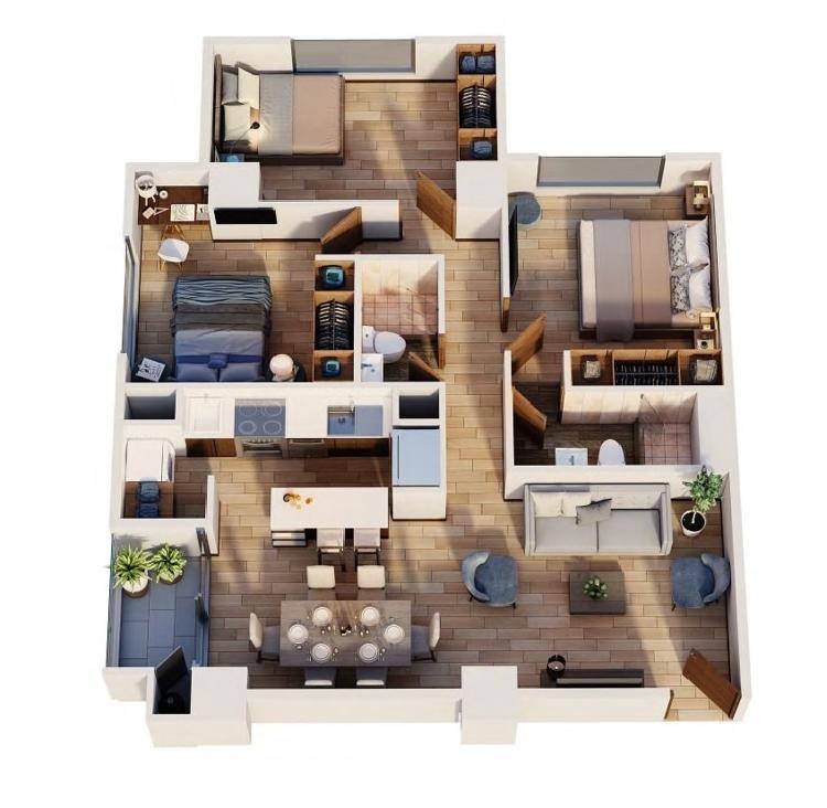 Apartamento nuevo en Pre-Venta Zona 14 Guatemala - Miniatura 12