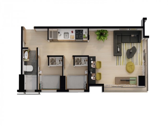 Venta apartamento en construcción en zona 15 INVERSION - Image 1