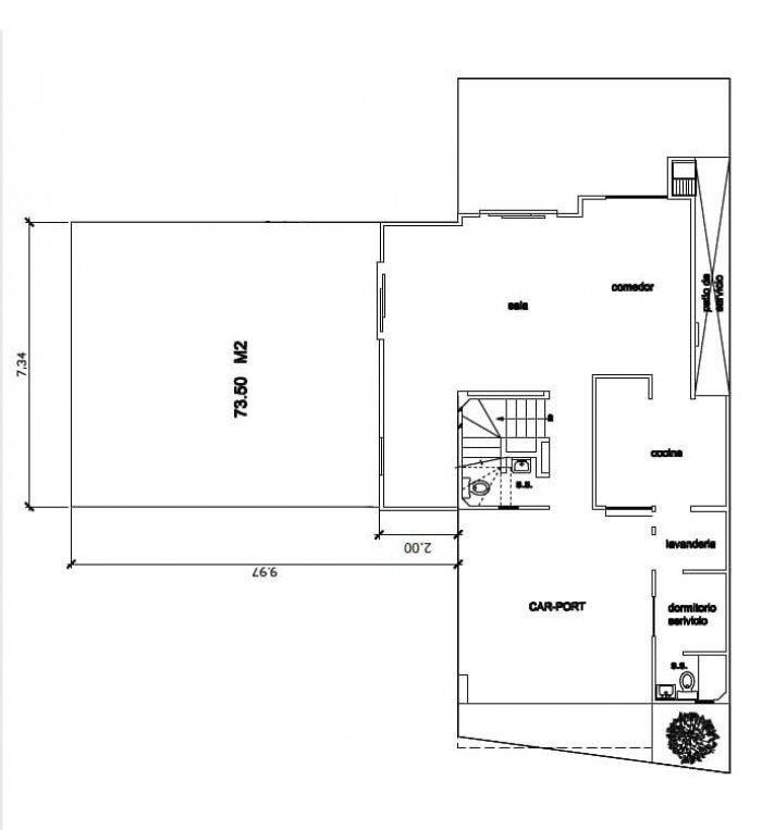 Venta de casa con amplio jardín, El Zapote, zona 2. - Miniatura 7