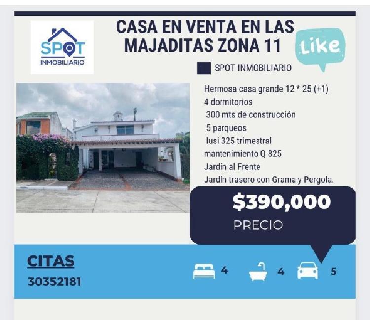 CASA EN VENTA EN MAJADITAS ZONA 11