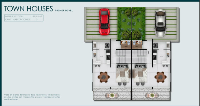 En Venta Casa Tipo Town House en Bavaro -Punta Cana - 11