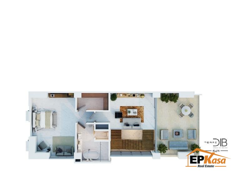 Penthouse de venta en Torre Dib, La Esmeralda, Santiago