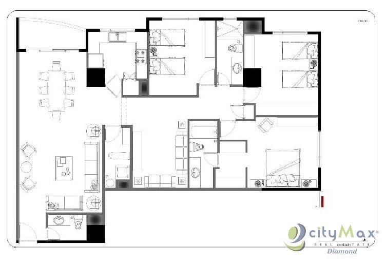 En venta y renta amplio apartamento 3 hab. en zona 14 - Miniatura 8
