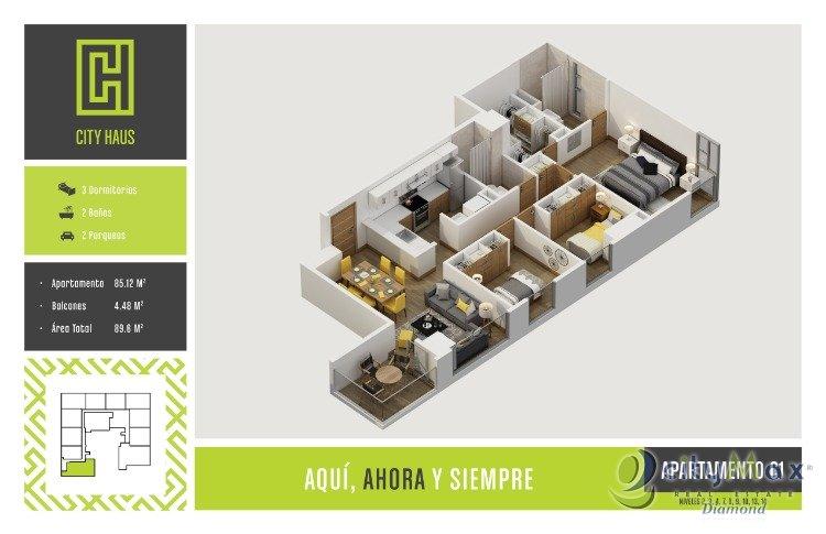 Venta de Apartamento nuevo para estrenar zona 10 - Image 1