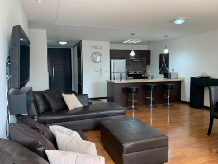 Rento apartamento amoblado en exclusivo edificio Z.14