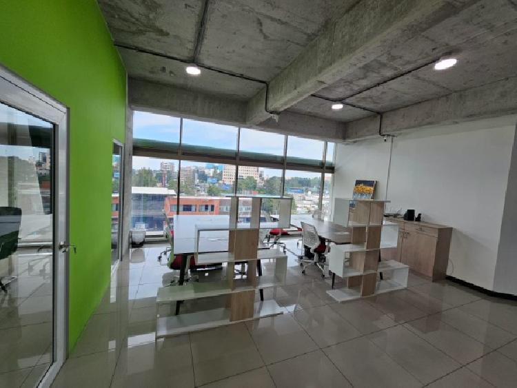 OFICINA AMUEBLADA EN RENTA – EDIFICIO PIALÉ | ZONA 10