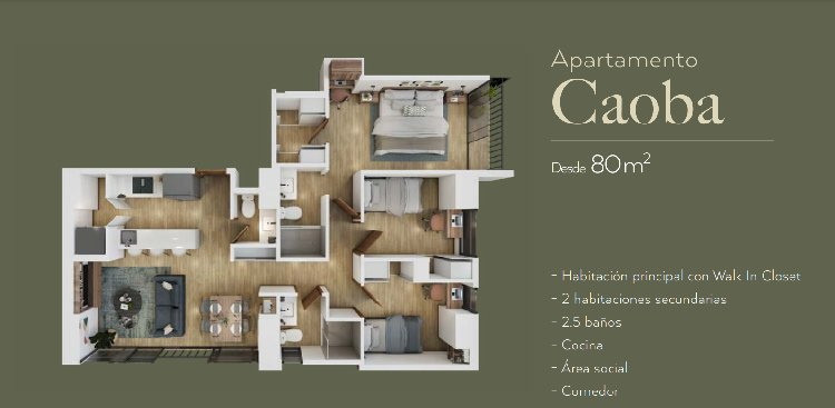Apartamento Inara preventa en zona 13 Guatemala - Miniatura 4