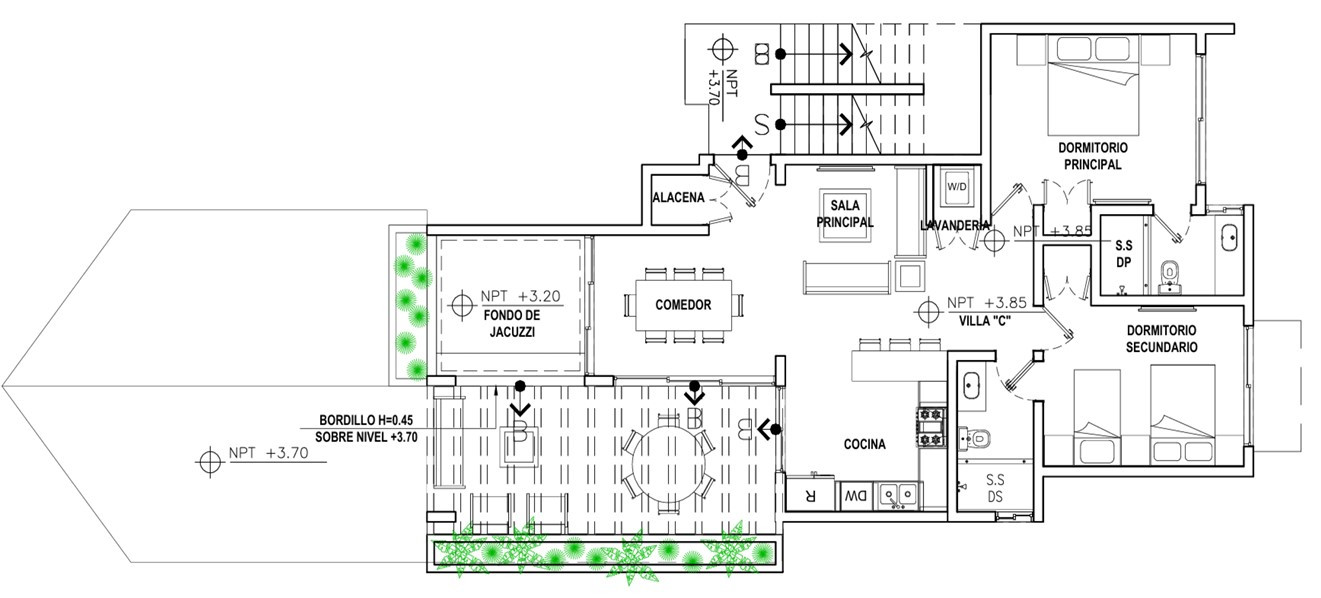 Villa de 2 habitaciones, venta en carretra a Monterrico - Miniatura 12